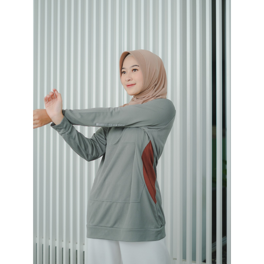 Jilbab Olahraga Hijab Bergo Sporty Instan Simple Daily