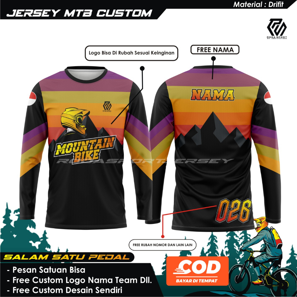 Jersey Gowes Mtb fullprinting
