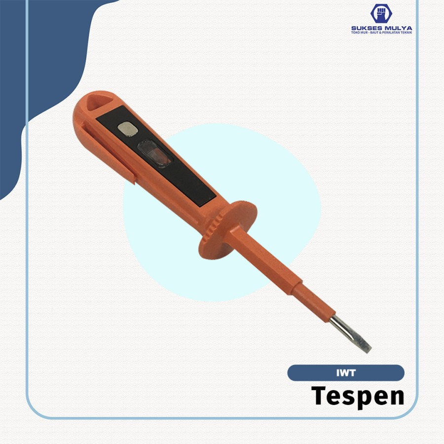 Test pen AC 15cm ( SHORT ) obeng testpen made in germany tespen IWT