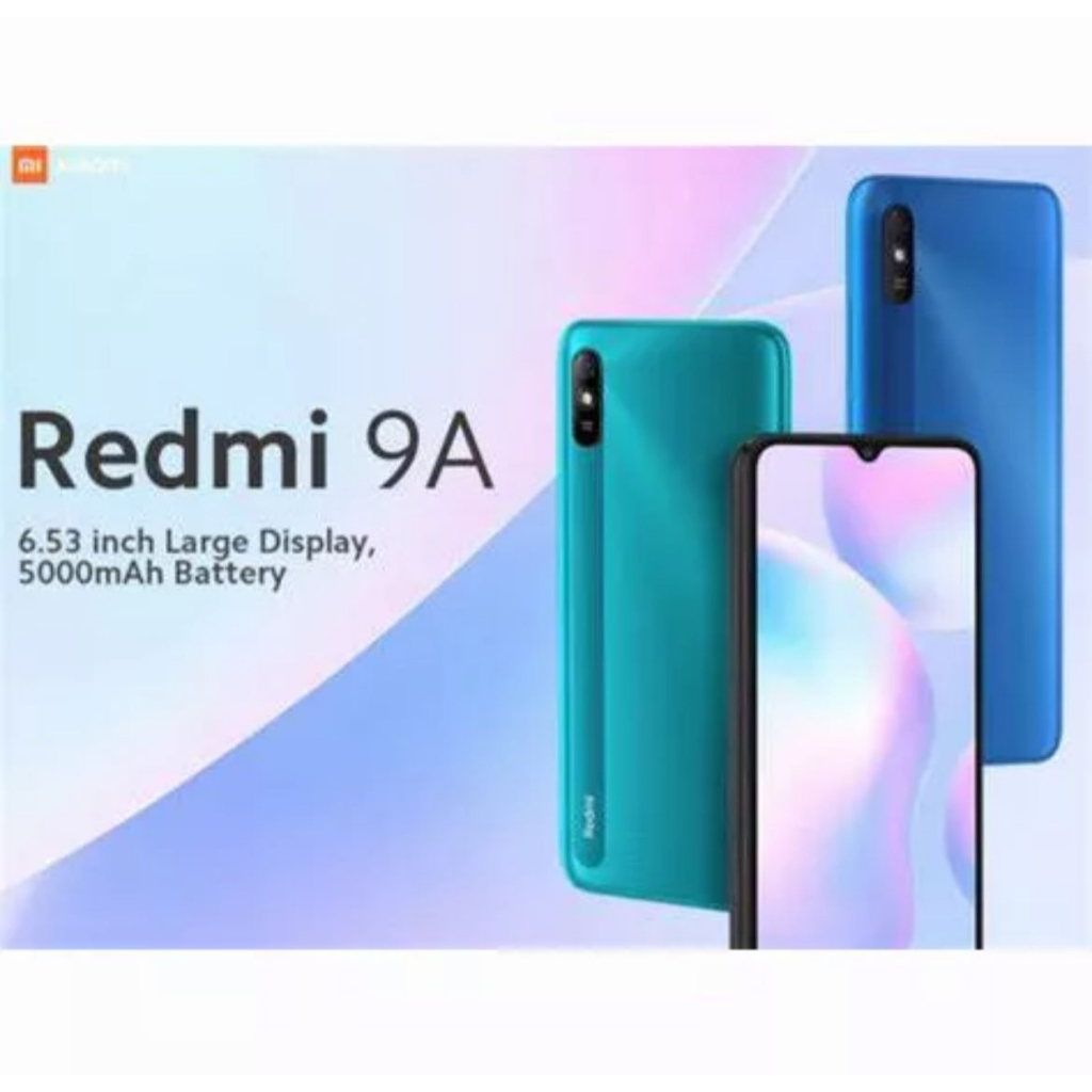 XIAOMI REDMI 9A 4/64 GB NEW SEGEL FULLSET GARANSI 1 TAHUN BISA COD