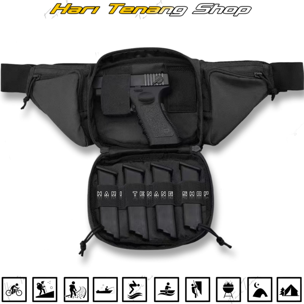 tas selempang pria/tas pinggang pria/tas tactical/tas hp/tas 258