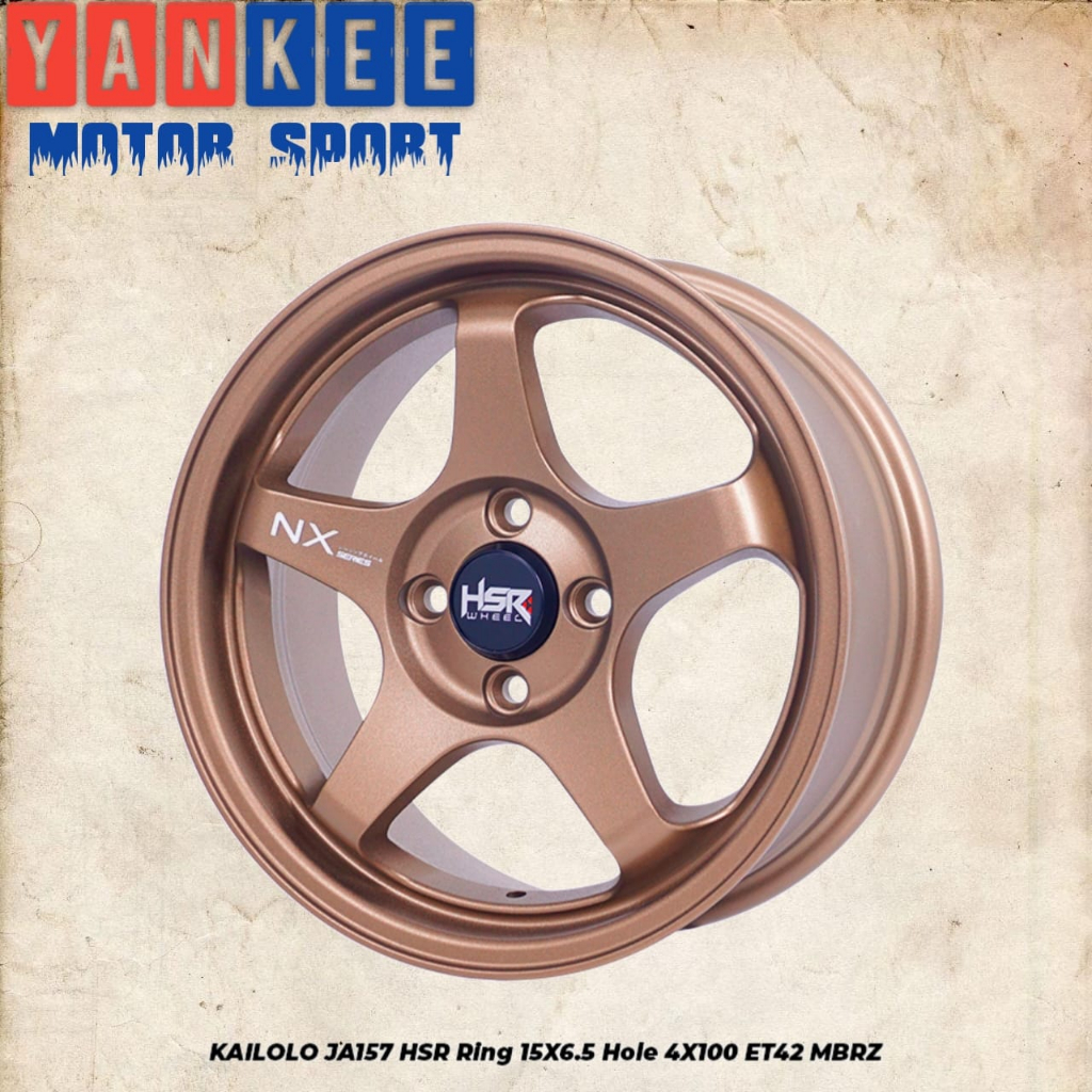 Velg Mobil Ring 15 warna bronze untuk Yaris, Mobil Jazz, Datsun, Sirion dll HSR KAILOLO