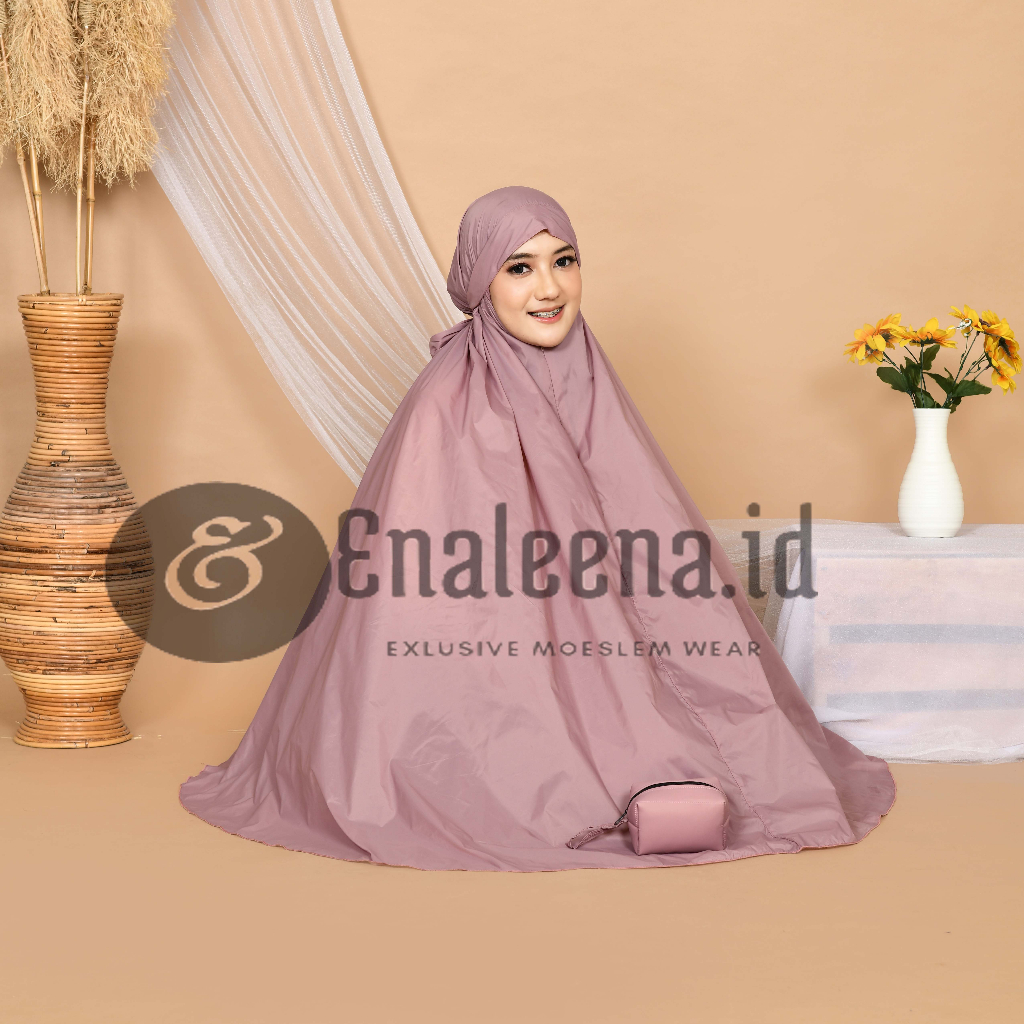 [FREE SEJADAH] Mukena Dewasa Mini Parasut Premium Korea 3in1 Travel