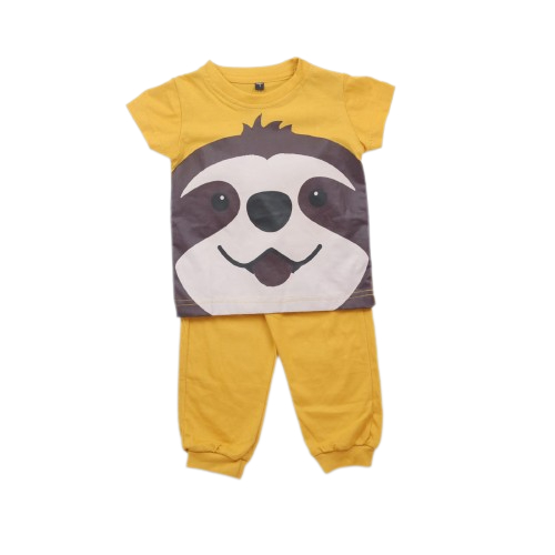 PAJAMAS BABY TEES PINEAPPLE SET JOGER ANIMAL 6 Bulan - 4 Tahun Setelan Anak Unisex