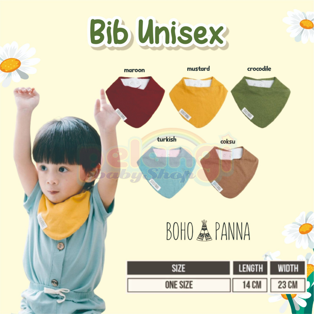 BOHOPANNA | BOHO | BOHO PANNA | BIB UNISEX  | SLABER NEW ITEM