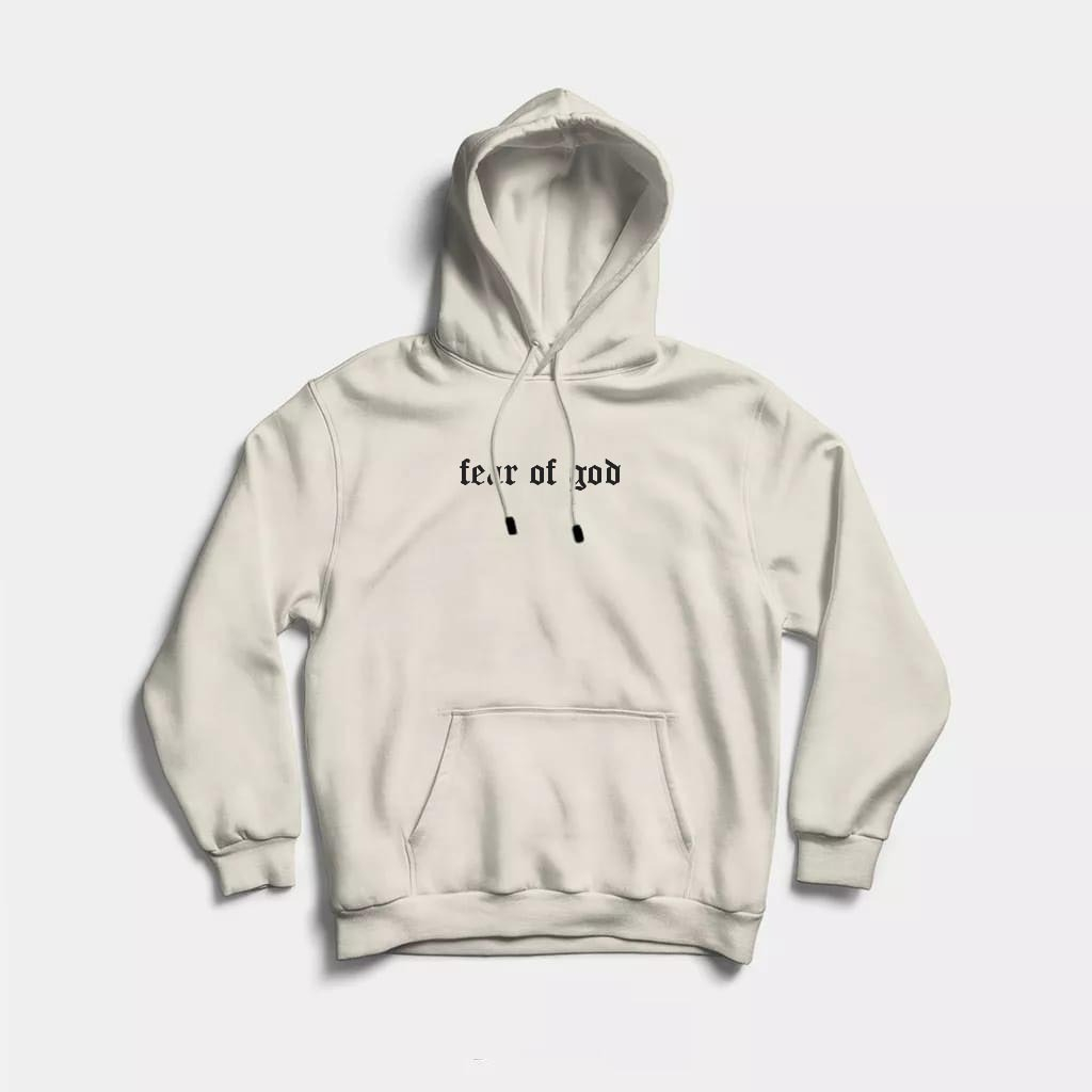 Parisdivarious Sweater Hoodie Jemper Fear Of God Bahan Fleece Size S - XXL (Pria &amp; Wanita)