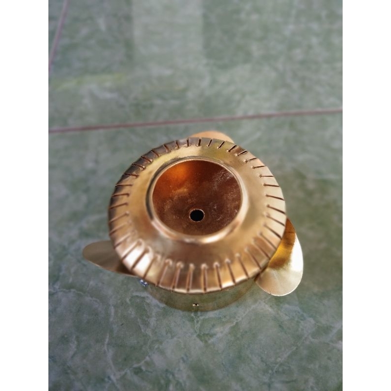 Tungku gulali kuningan/tungku harum manis/tungku twister kuningan