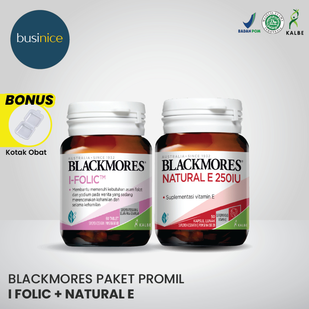 Paket Promil Blackmores I Folic Bio E