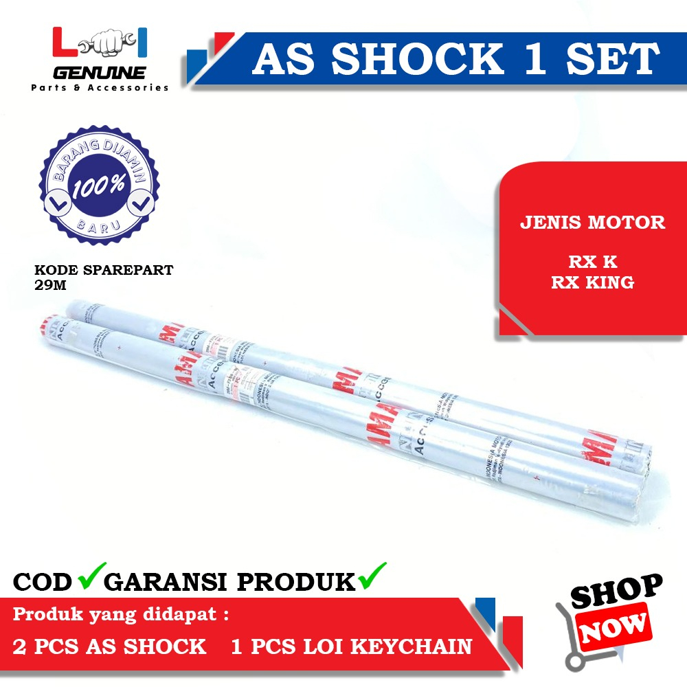 -LOI- AS SHOCK SET YAMAHA 29M ORIGINAL RX K, RX KING