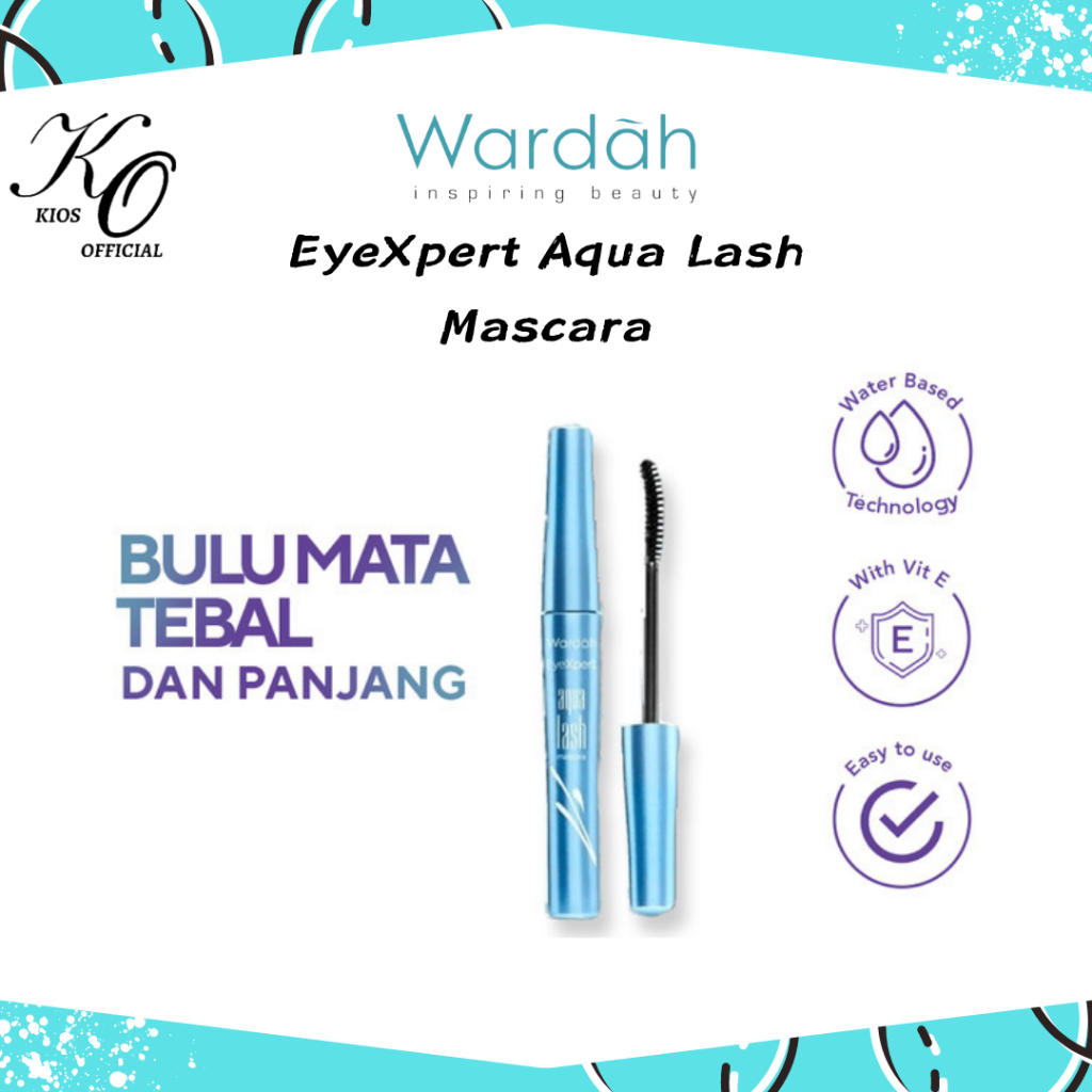 Wardah Eyexpert Aqua Lash Mascara 6g | Maskara