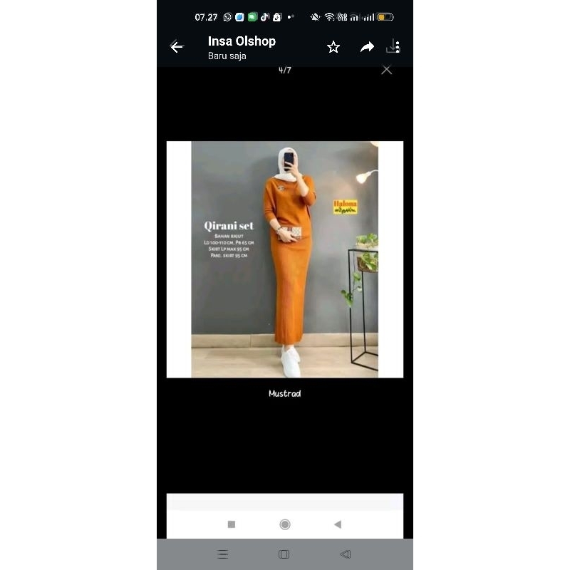 Qirani set rok by halona