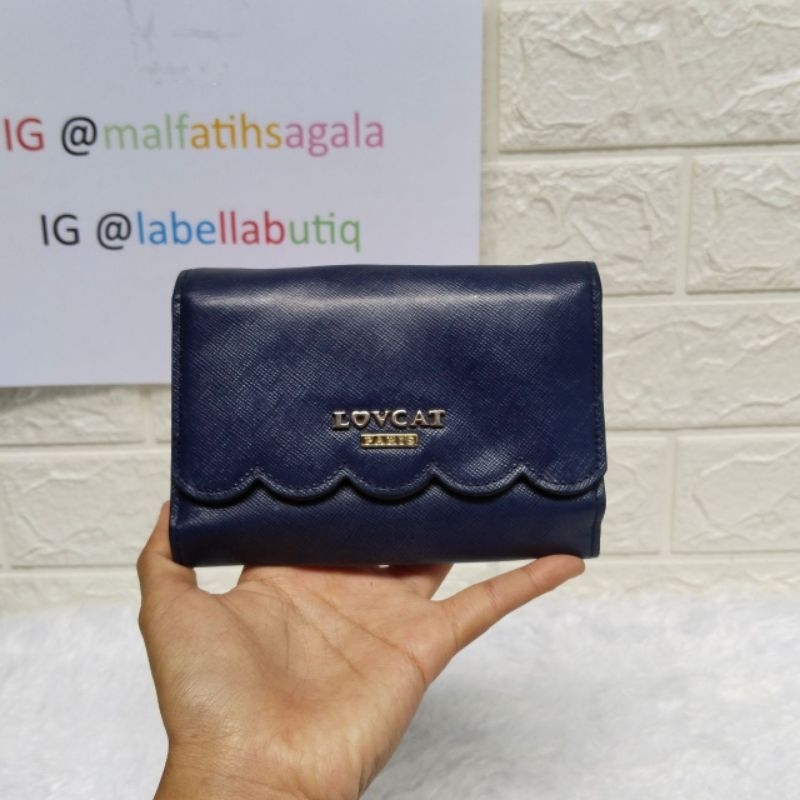 Dompet Wanita Lipat LovCat Preloved Second Thrift