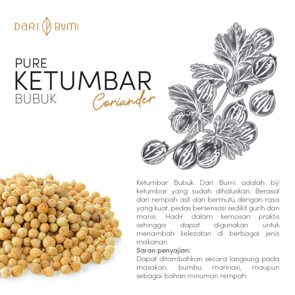 Ketumbar Bubuk 50 gram Daribumi