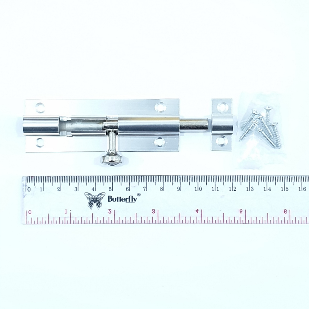 AMN Grendel Aluminium 4&quot; Gerendel Selot Slot 4 Inch Pintu Jendela Murah Berkualitas Bagus