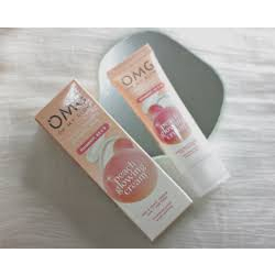 ✿ELYSABETHME✿ OMG Cream peach glowing 25g krim day night pelembab untuk mencerahkan wajah OH MY GLAM