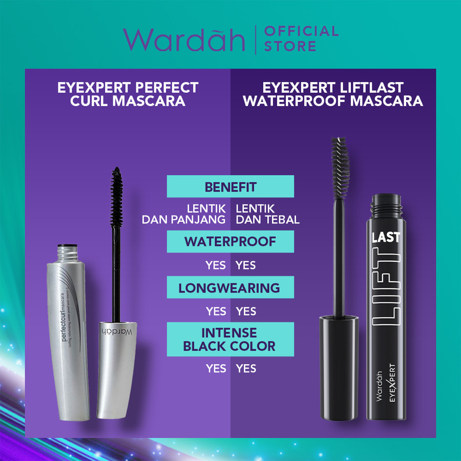 Wardah Eyexpert Perfectcurl Mascara 7g | Maskara