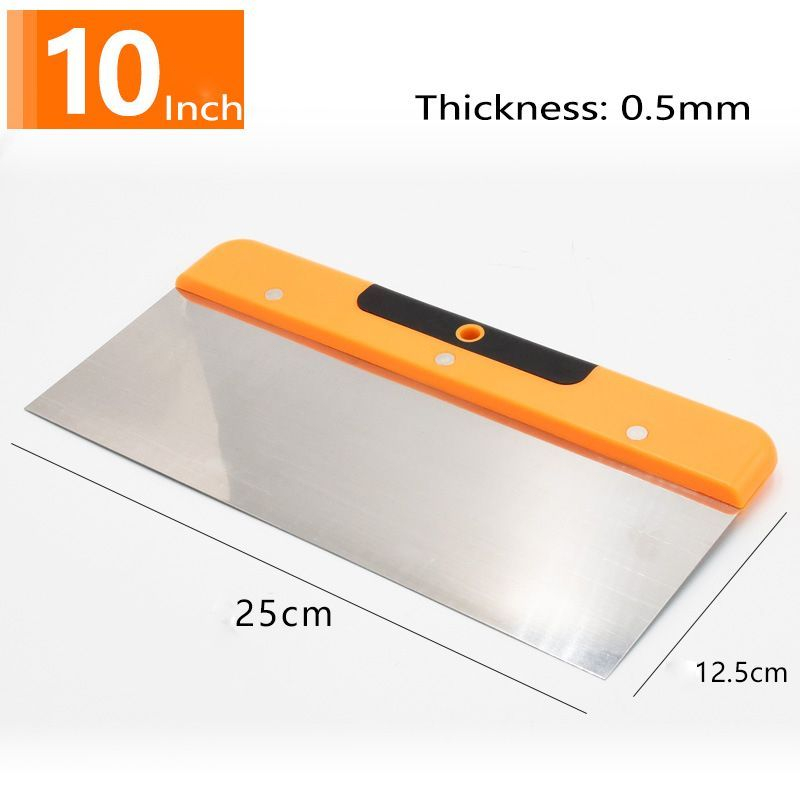 Kape Stainless Putty Knife 10inch Scraper Dempul 25cm Side Scraper Kape Sekrap Gypsum