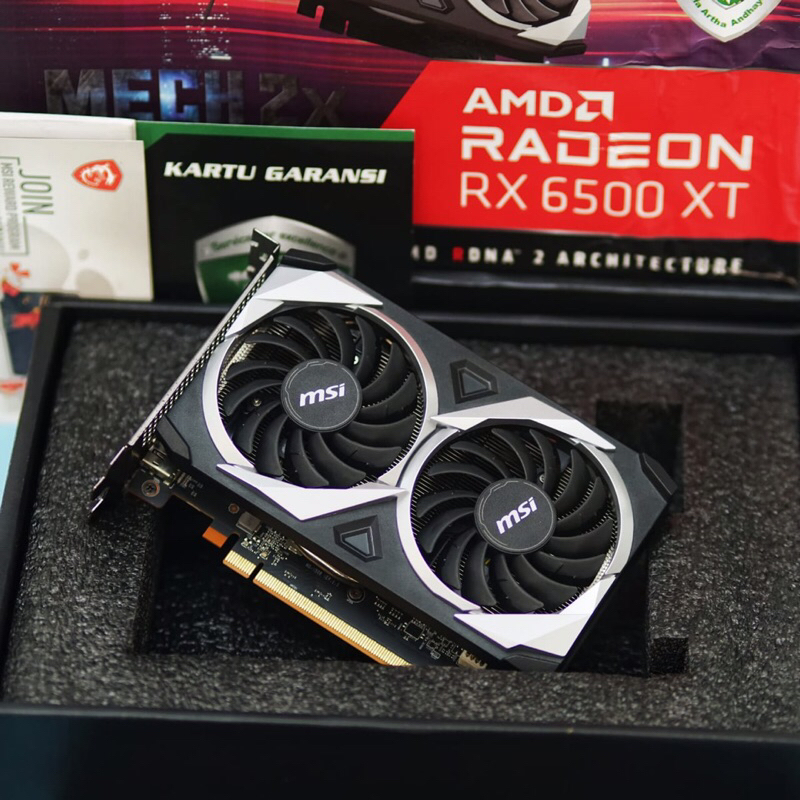 VGA RX 6500 XT NO RX 5600 5700 6600 GTX 1660 1070 RTX 2060