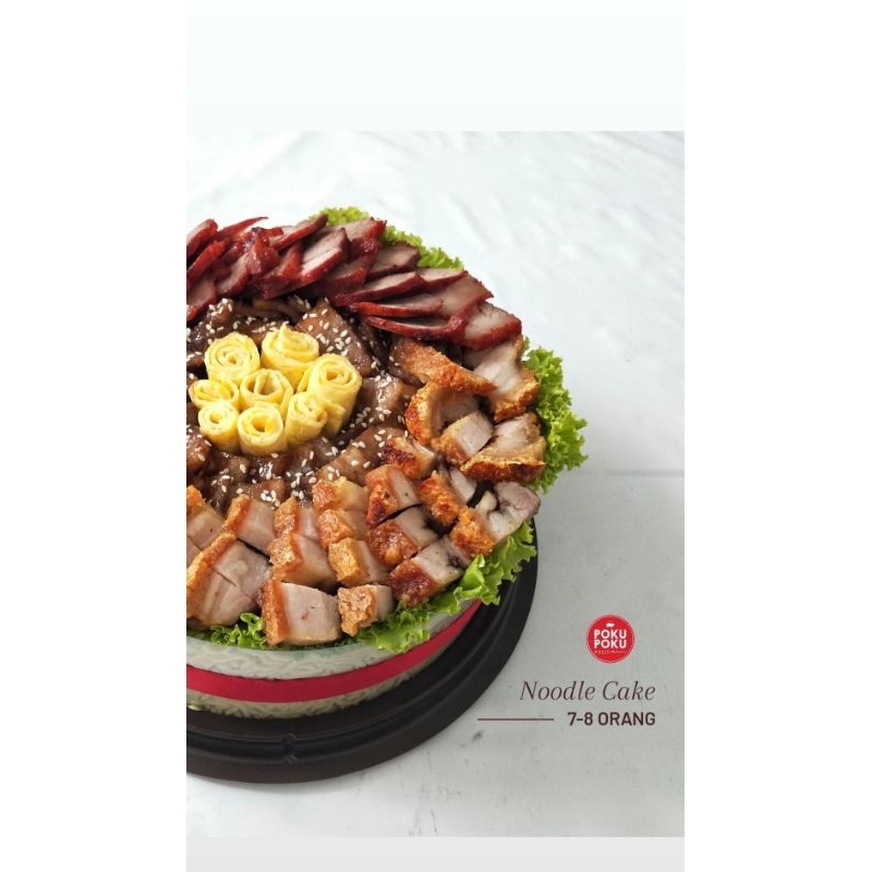 

NOODLE CAKE 7-8 orang by POKU POKU - Birthday Food Hampers Anniversary Hadiah Ulang Tahun