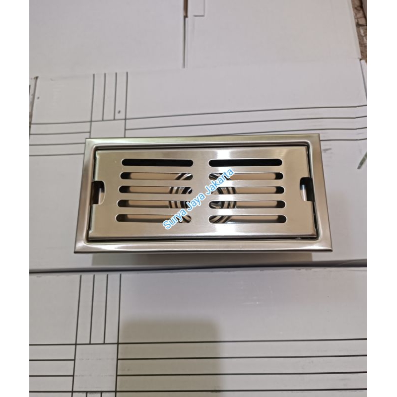 Floor drain stainless 20 cm / Saringan got kamar madi stainless / Floor drain