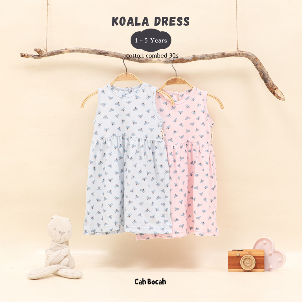 Cah bocah Koala Dress Anak Perempuan