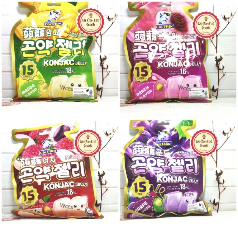 

Konjac jelly Captain Dolphin All Varian 300gr (isi 15)