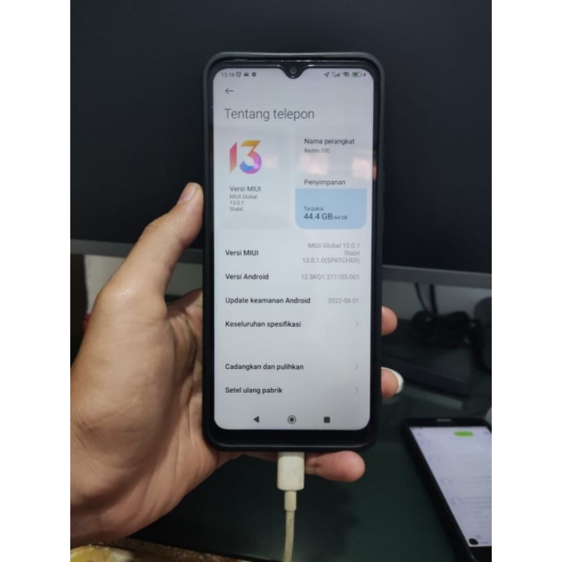 redmi 10c 4/64 bekas
