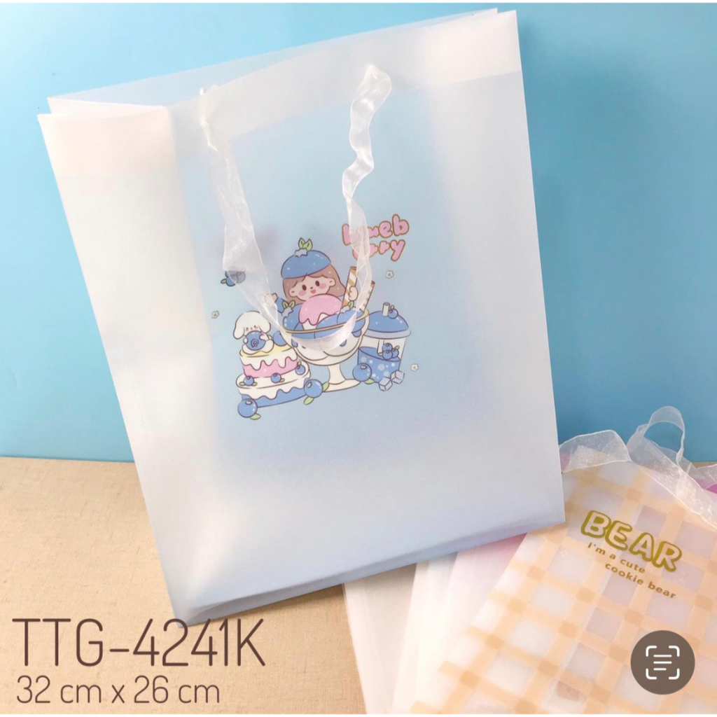 bag mika glitter besar large bag kado goodie bag tas plastik kilat glitter besar bml bag tas lucu