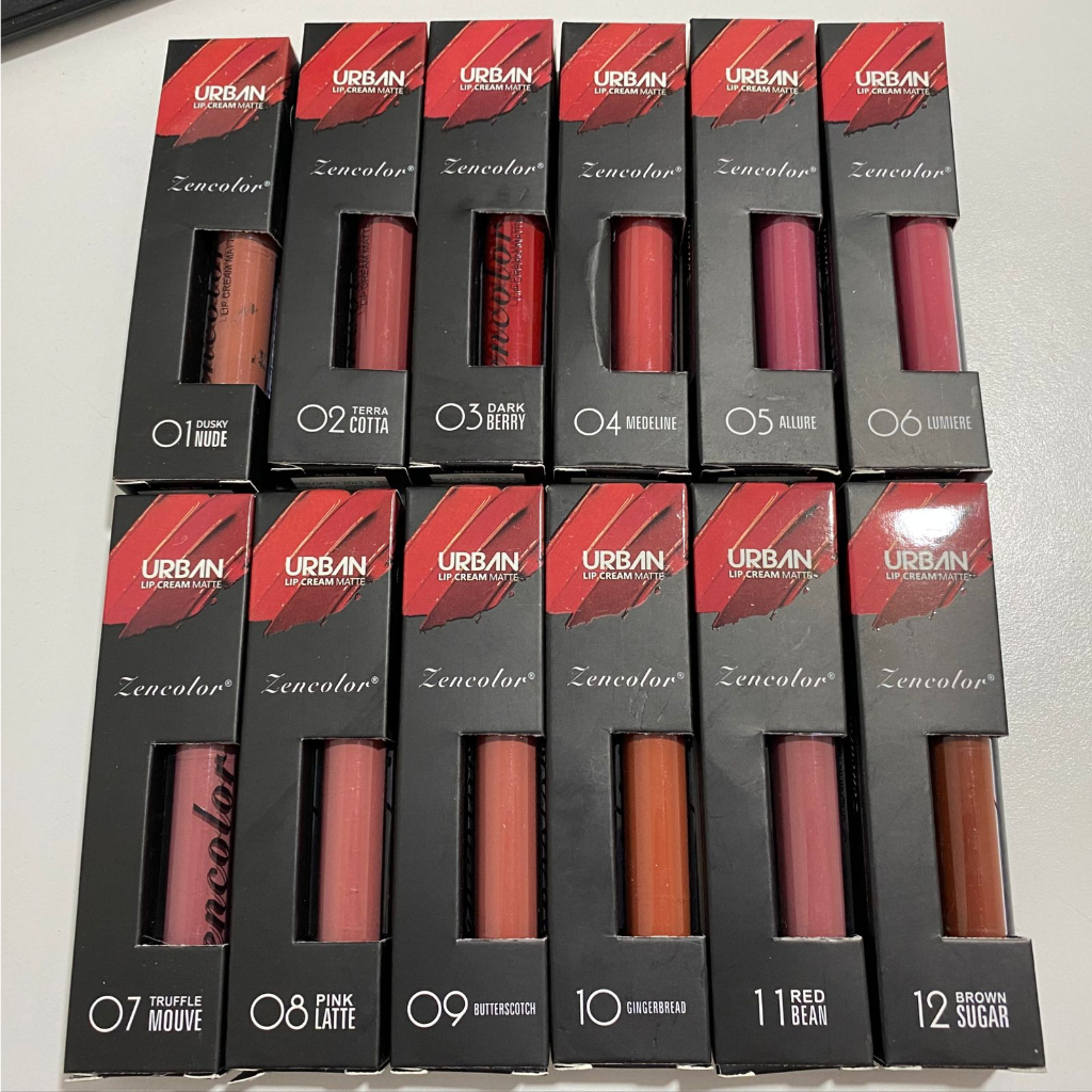 ZENCOLOR URBAN MATTE LIPCREAM LIPSTICK