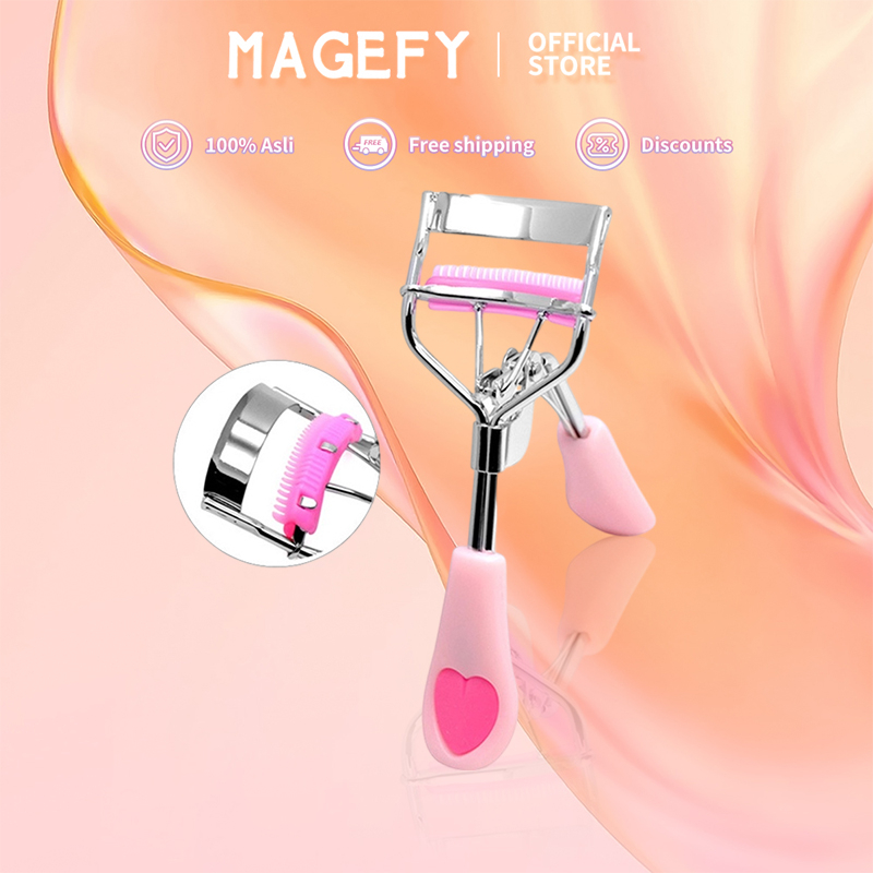 MAGEFY Penjepit Bulu Mata Pengeriting Alami Eyelash Curler Lasting Curl Portable Makeup Tools Alat Rias 1309