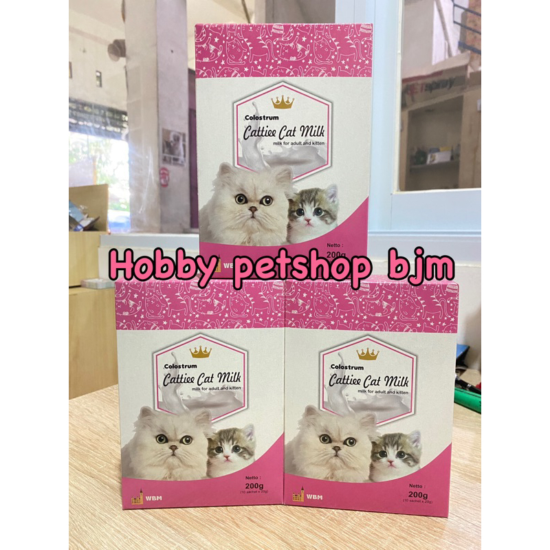 Cattiee cat milk per BOX - susu kucing anakan kitten mother anak cattie kiten