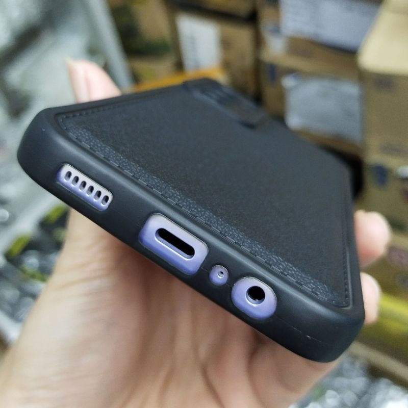 Samsung A14 M14 soft case silikon pro black motif kulit
