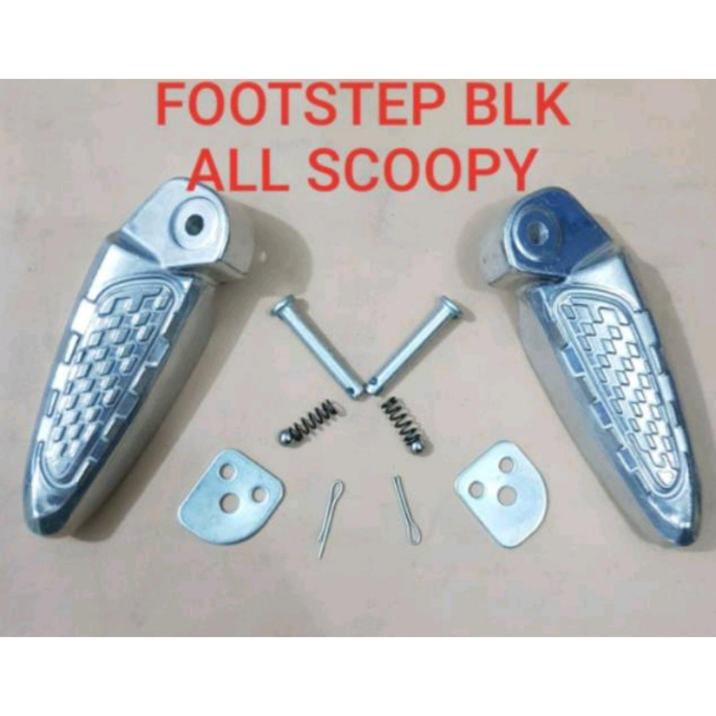 FOOTSTEP PIJAKAN KAKI BELAKANG SCOOPY KARBU SCOOPY FI ESP