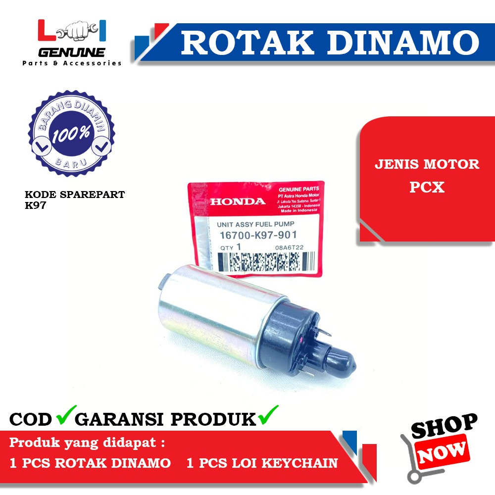 -LOI- ROTAK DINAMO FUEL PUMP PCX SPACY K97