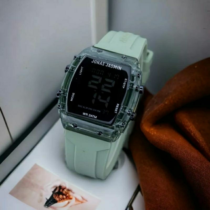 PROMO TERBARU! Jam Tangan Jonas Jasmin 2244 Original Pria Wanita Digital Time Garansi