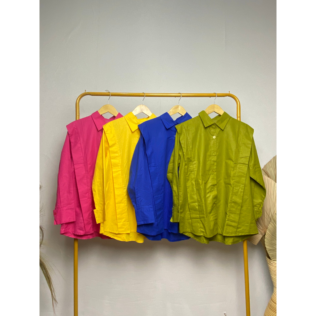 kemeja Linen wanita | Blouse linen rami | Kemeja katun linen rami