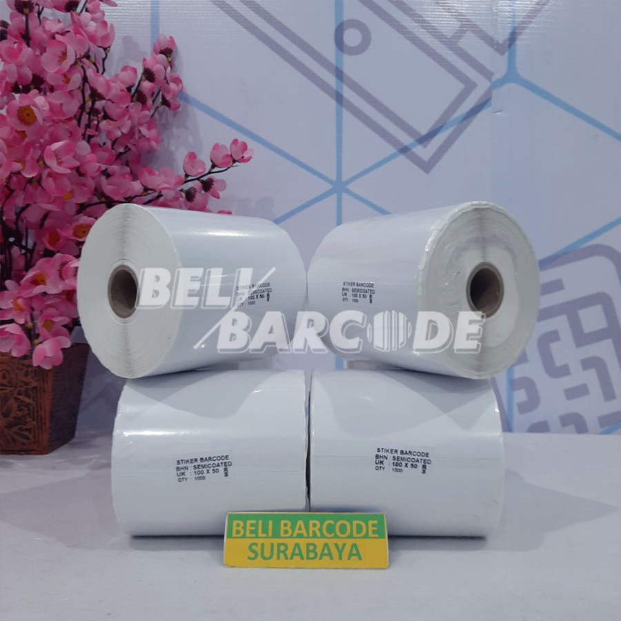 Label Semicoated 100 x 50 / 100x50 mm / 100x50mm 1Line 1000pcs Resi