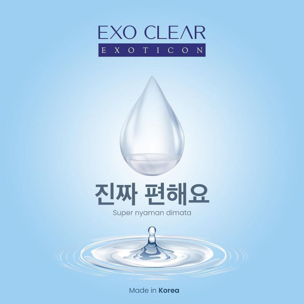 Softlens Clear Bening Minus Exo Clear By Exoticon