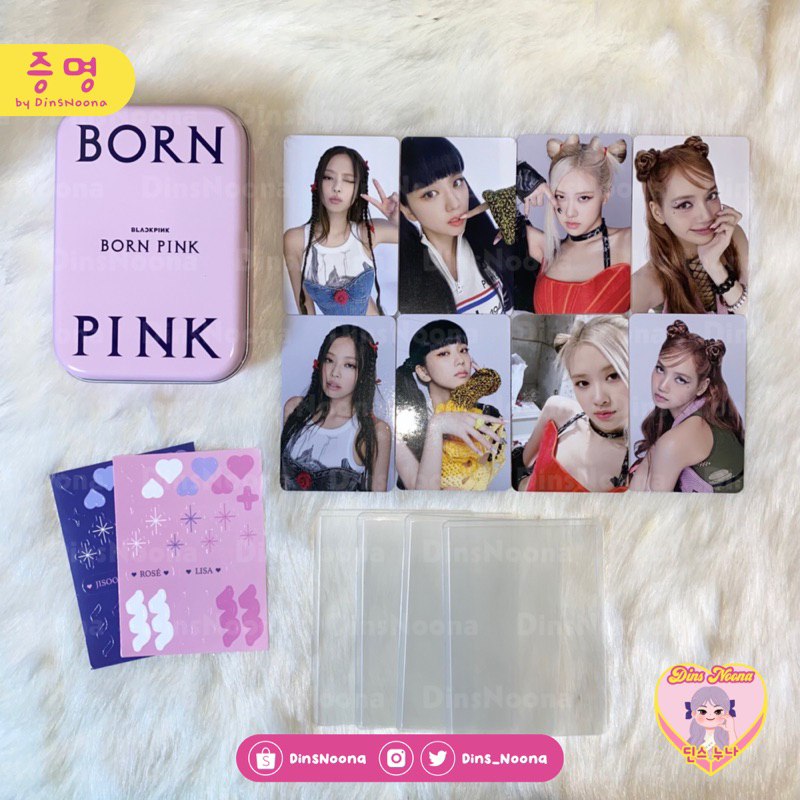(Sharing) Photocard Blackpink Born Pink Tincase + Toploader Kit