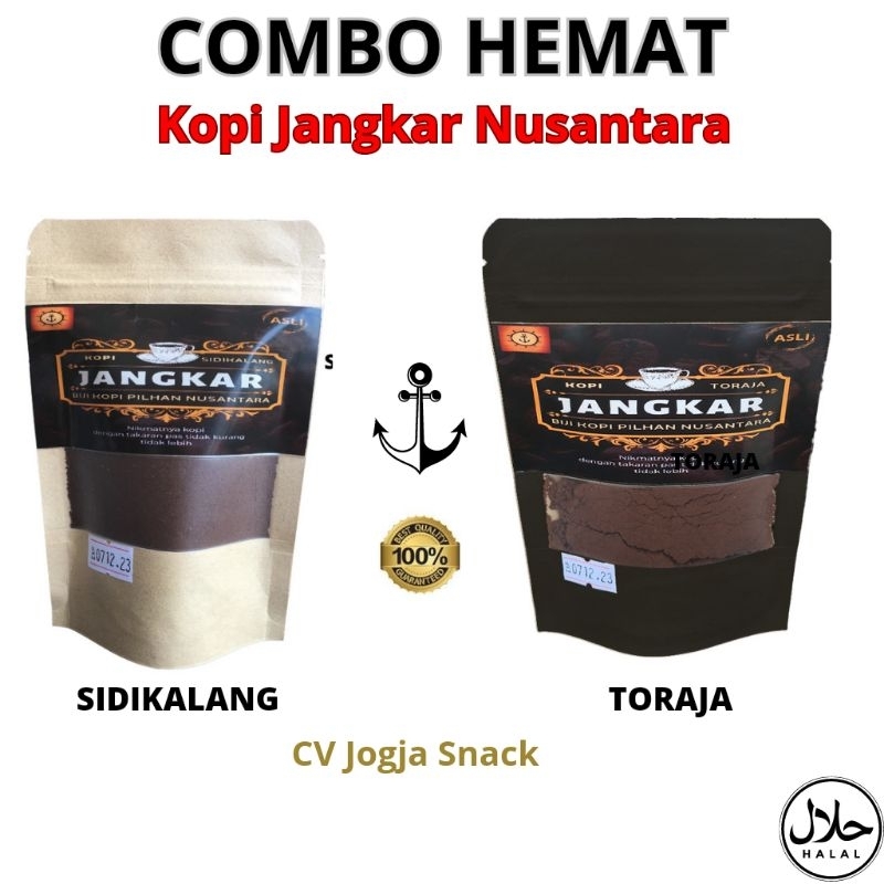 

Kopi Bubuk Toraja Sulawesi Sidikalang Asli Arabica Robusta Tradisional Coffee Kopi Hitam 150 Grm