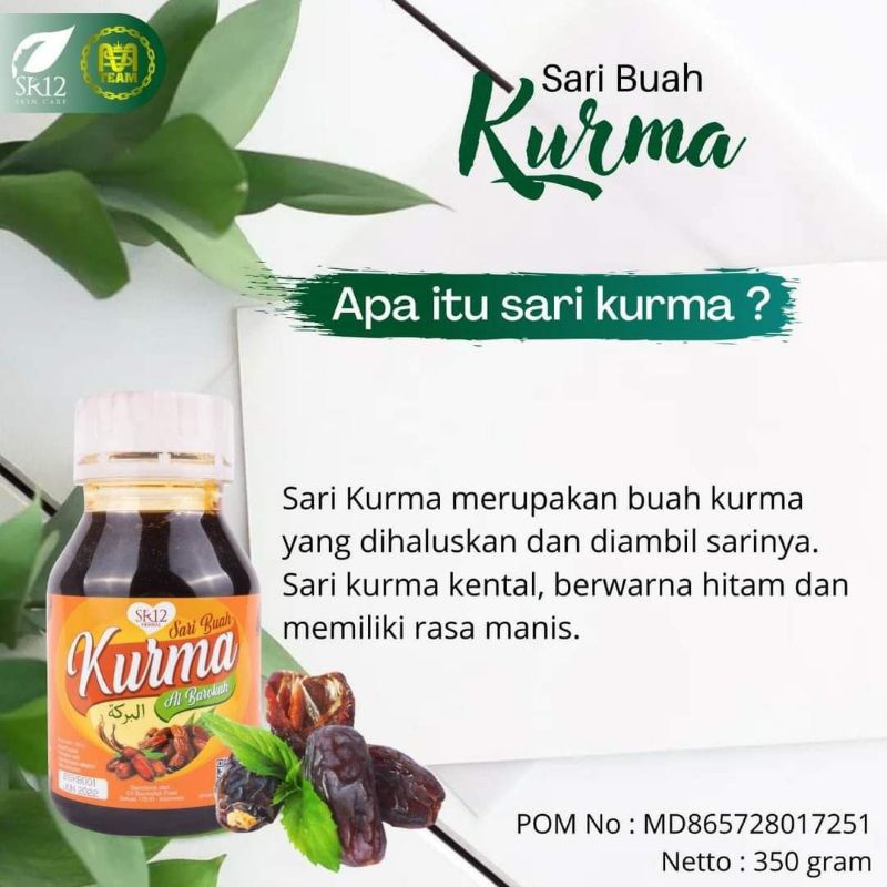 

Sari Buah Kurma Al-Barokah SR12 Asli 100%