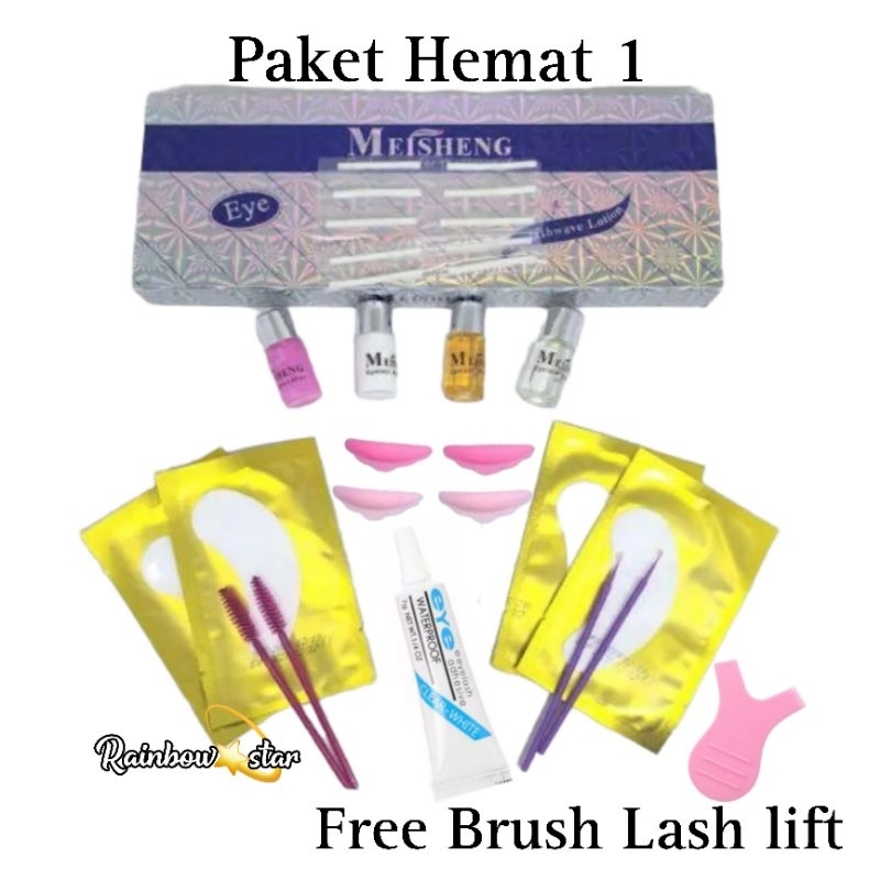 Paket Hemat Keriting Bulu Mata  / Lash Lift / Obat Keriting Bulumata / Paket Meisheng