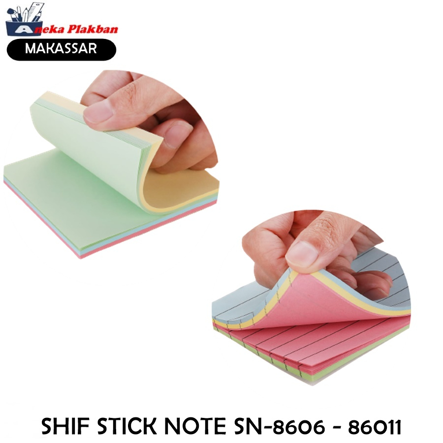 

[PCS] SHIF STICKY NOTE 76X76MM TRANSPARANT