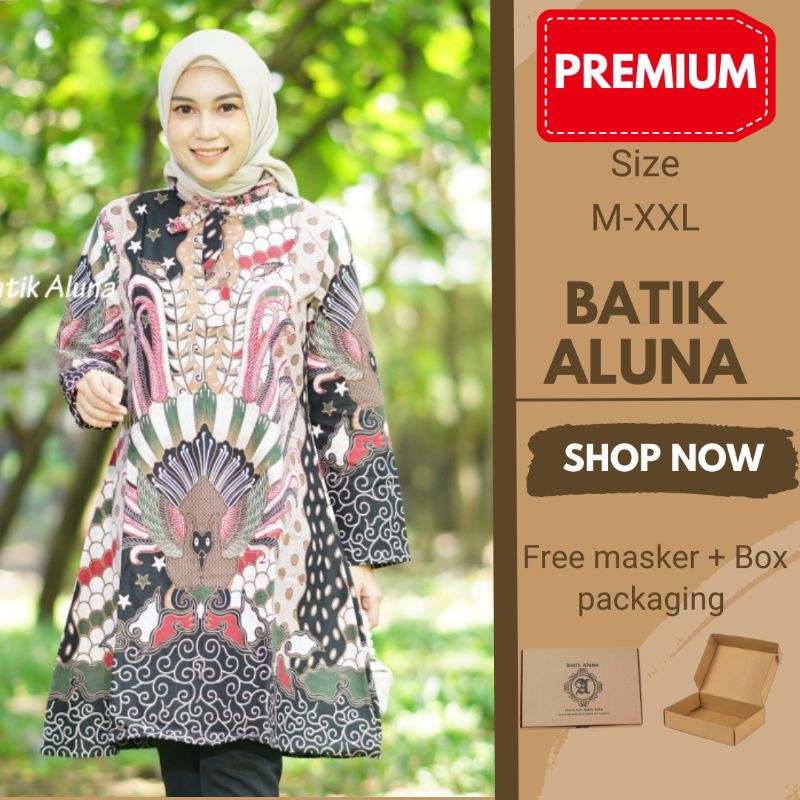 Batik Wanita Tunik Premium Aluna