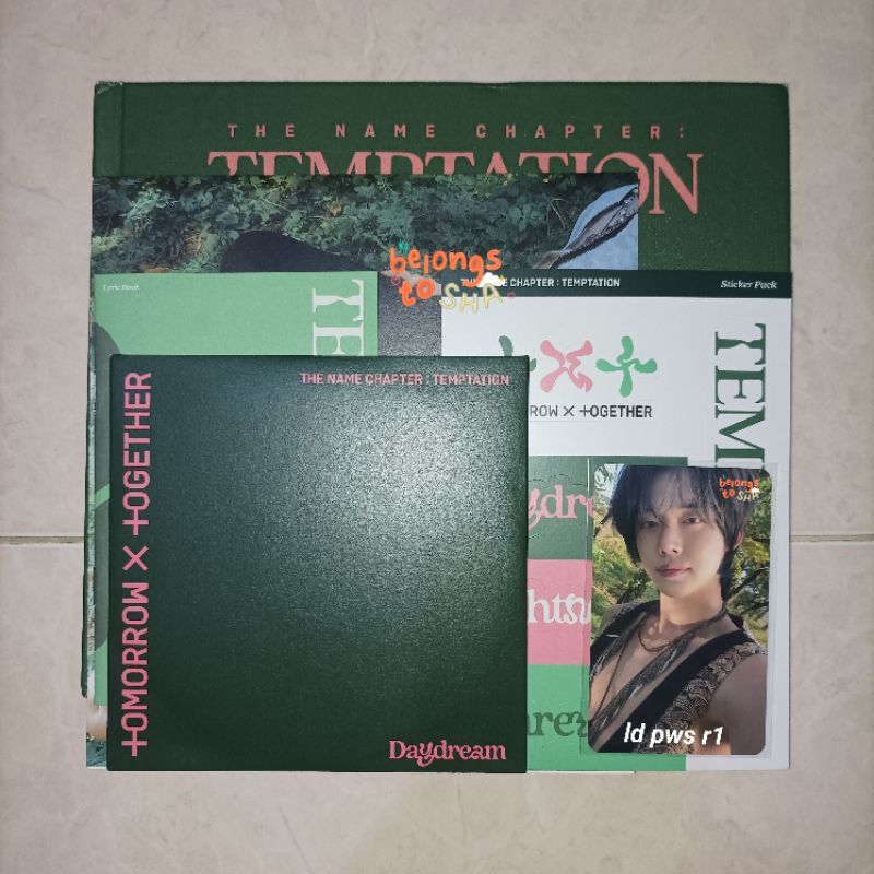 [Baca Deskripsi] ALBUM UNSEALED TXT TEMPTATION DAYDREAM PC LD PWS R1 YEONJUN