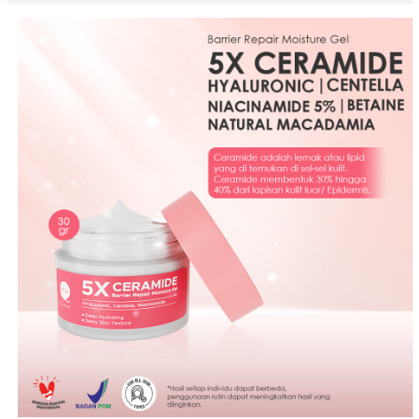 Pipiqiu 5x Ceramide Barrier Repair Moisture Gel 30g