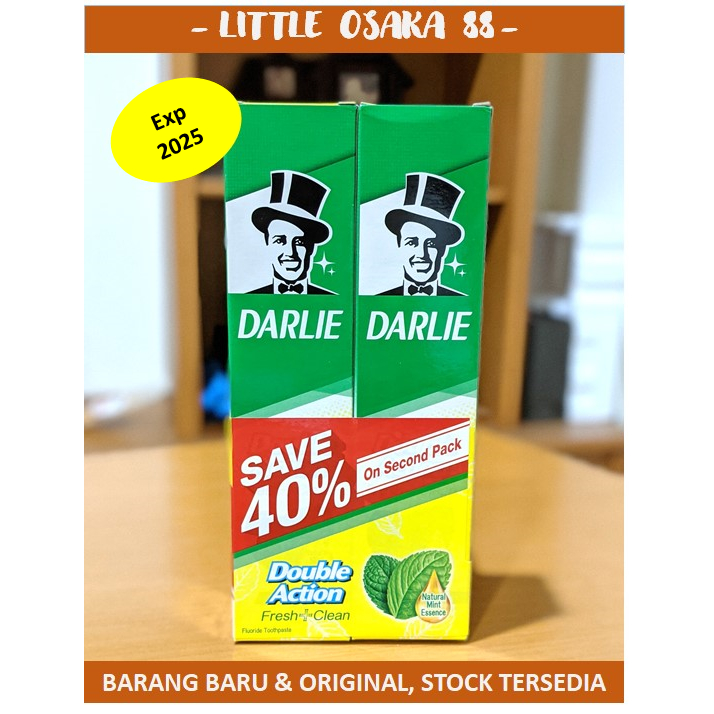 Darlie Odol Pasta Gigi Toothpaste 225 gr isi 2 pak