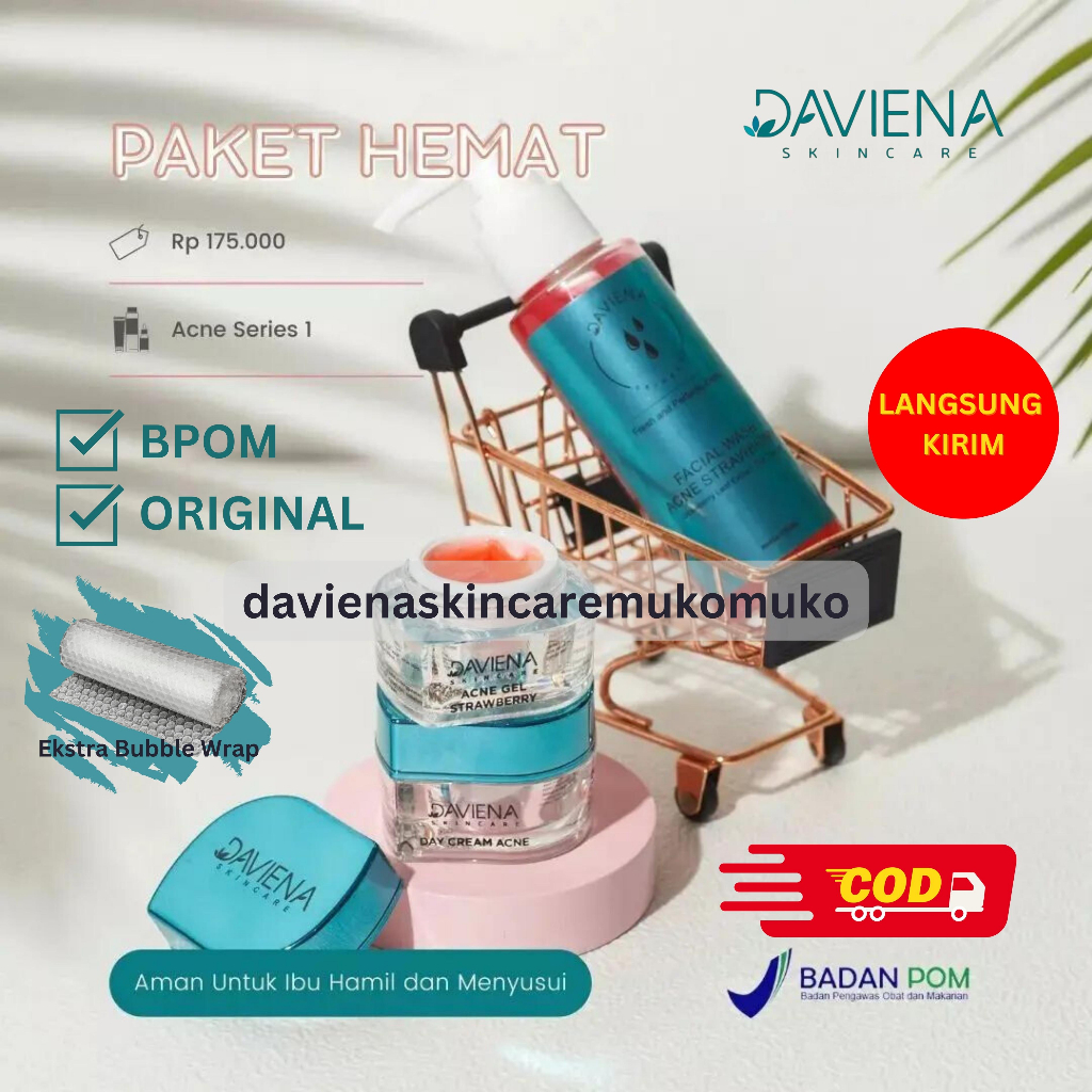 Daviena Skincare Paket Hemat Acne 1