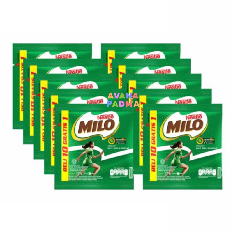 

Nestle Milo (1 Renceng/10 Sachet) (22gx10)