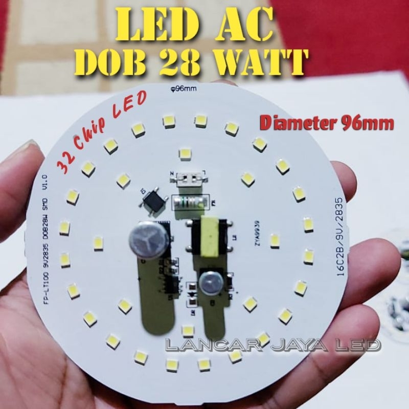 PCB LED AC ( DOB ) 28 Watt TRAFO